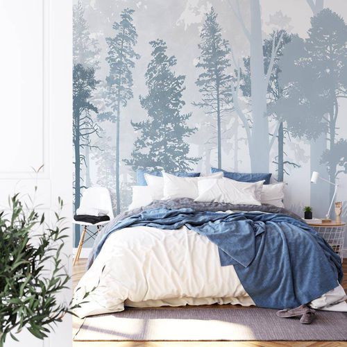 Carta da parati in stile scandinavo - forêt  - MuralConcept - in tessuto non tessuto / con motivi naturali / panoramica