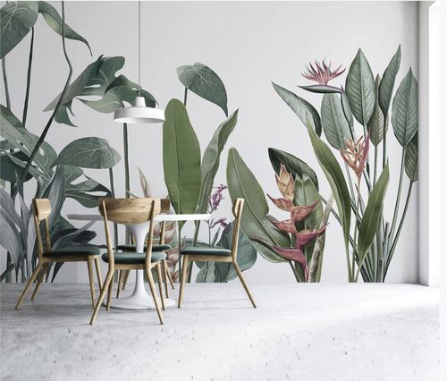 Carta da parati contemporanea - Végétal tropical - MuralConcept - in tessuto non tessuto / con motivi naturali / panoramica