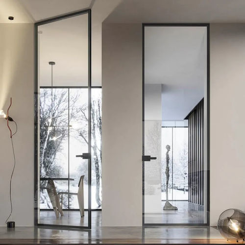 Porta filomuro - JUST - doal - da interno / in alluminio / battente