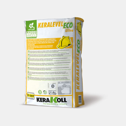 Malta di rasatura autolivellante - KERALEVEL® ECO ULTRA - KERAKOLL - per massetto / per piastrelle / per calcestruzzo