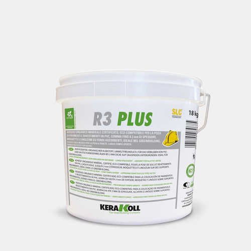 Colla in pasta di rivestimento - R3 PLUS - KERAKOLL - per legno / per piastrelle / per moquette