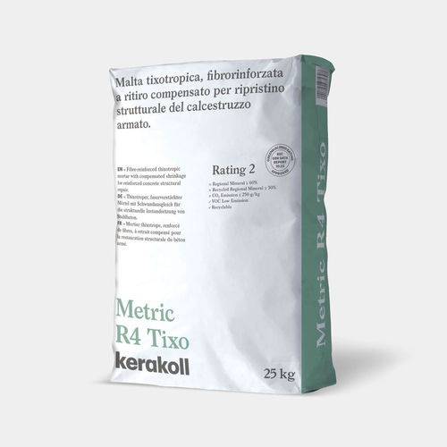 Malta di riparazione - Metric R4 Tixo - KERAKOLL - per muratura / per cemento
