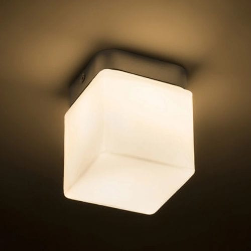 Plafoniera contemporanea - MM-5682 - Miller & Miller - quadrata / a cubo / in vetro