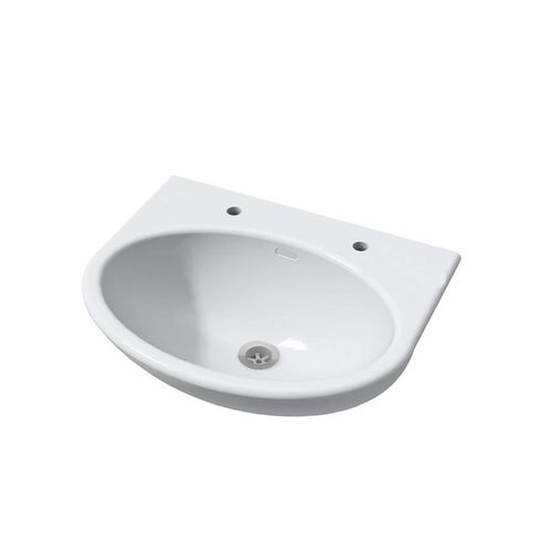 Lavabo sospeso - SHB - Wallgate Ltd - in Solid Surface / senza foro / 1 foro