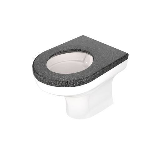 WC filomuro - CWC-250 - Wallgate Ltd - per uso residenziale / contract / ovale