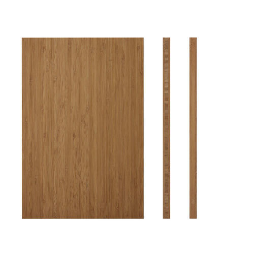 Pannello decorativo in legno - VERTICAL CARAMEL 12 - BambooTouch - per interni / liscio / aspetto legno