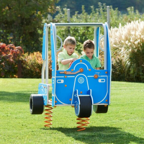 Gioco a molla in HDPE - TUK-TUK  - Playparc - trasporto / monoposto / 2 posti