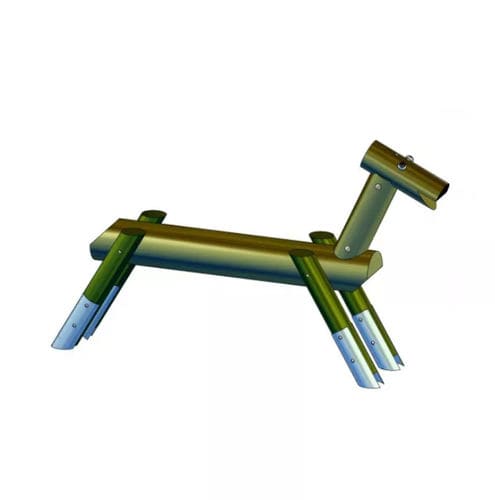 Scultura animale - HOTTEHU - Playparc - in legno / in acciaio galvanizzato / da esterno