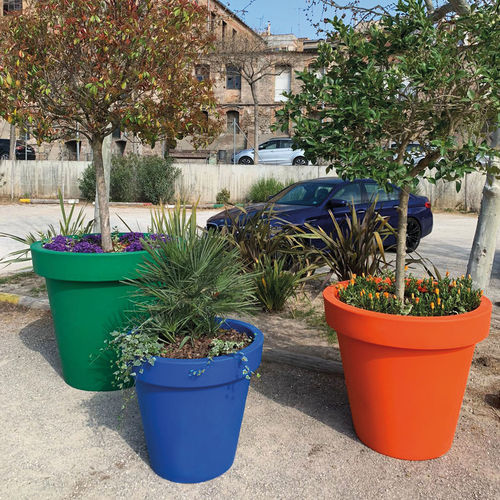 Fioriera in legno - PLANTA - Playparc - in plastica / in metallo / rettangolare