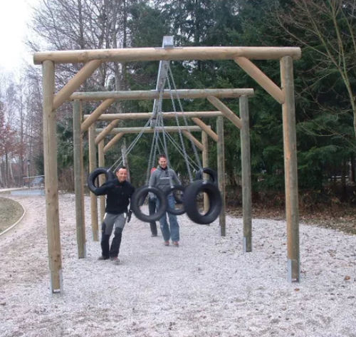 Percorso a ostacoli per parco giochi - 4FCIRCLE® - Playparc - da slalom / da esterno