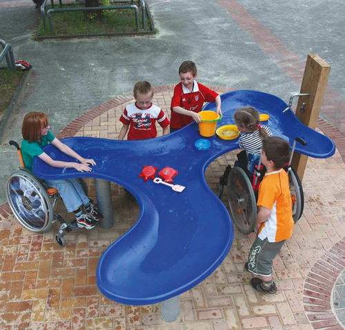 Tavolo da gioco per bambini per esterni - WEBEL - Playparc - contemporaneo / per parco giochi / GRP