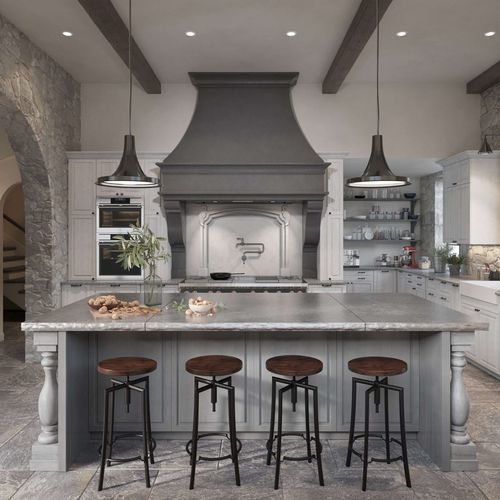 Cappa a muro - ELLECOURT  - Tartaruga Design Inc - con illuminazione integrata / design originale / bianca