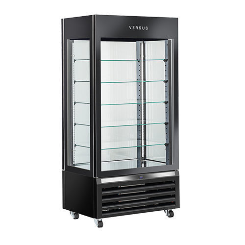 Vetrina refrigerata per pasticceria - VRP 604 series - Versus - con scaffali / ad armadio / nera