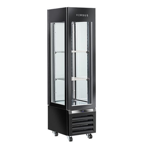 Vetrina refrigerata per vino - RV 304B - Versus - con scaffali / ad armadio / in acciaio inossidabile