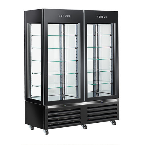 Vetrina refrigerata per gelato - VFP 804B DT - Versus - con scaffali / ad armadio / per pasticceria