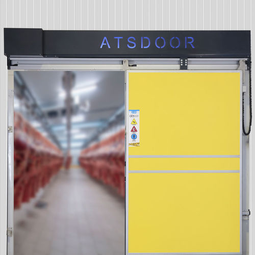 Porta industriale scorrevole - ATSDOOR - in alluminio / in acciaio galvanizzato / in PVC