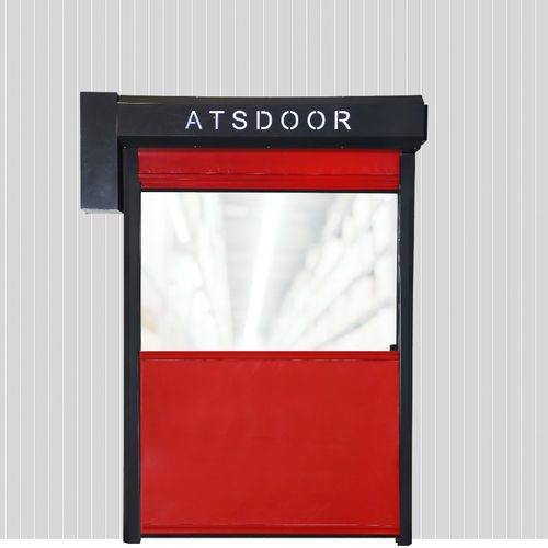 Porta industriale avvolgibile - ATSDOOR - in acciaio galvanizzato / in PVC / automatica