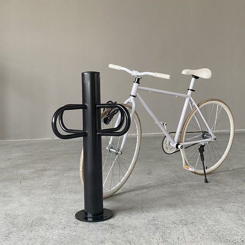 Rastrelliera per biciclette a pavimento - KVS-SMBR-4WB-OP - IKAVASS - orizzontale / per spazi pubblici / per parcheggio