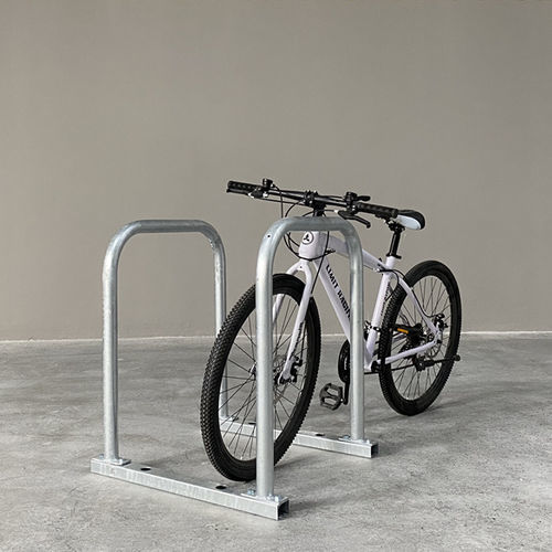 Rastrelliera per biciclette a pavimento - IKAVASS - con sistema di sicurezza / verticale / doppia