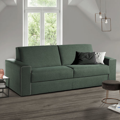 Divano letto - Reverso - Vitarelax - contemporaneo / in tessuto / in pelle