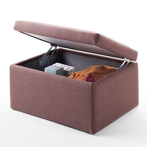 Pouf con contenitore - Vitarelax - contemporaneo / in tessuto / in pelle