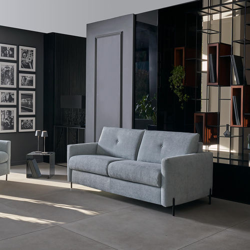 Divano letto - Brio - Vitarelax - contemporaneo / in tessuto / in pelle