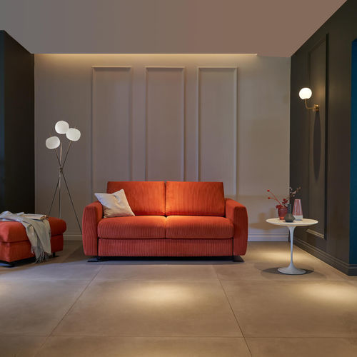 Divano letto - Perla - Vitarelax - contemporaneo / in tessuto / in pelle