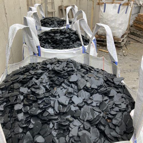 Ciottolo per terrazza - TUMBLED SLATE - Canteras el cerro s. l. - per piantagione di alberi / levigato