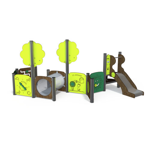 Struttura ludica per parco giochi - BA 06-1014-A99 - QUALI-Cité - per asilo nido / per enti locali / in acciaio inossidabile