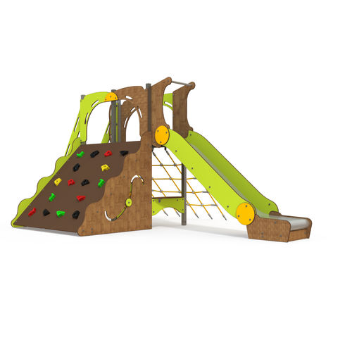 Struttura ludica per parco giochi - OS 12-1011-T01 - QUALI-Cité - per enti locali / in metallo / in HPL