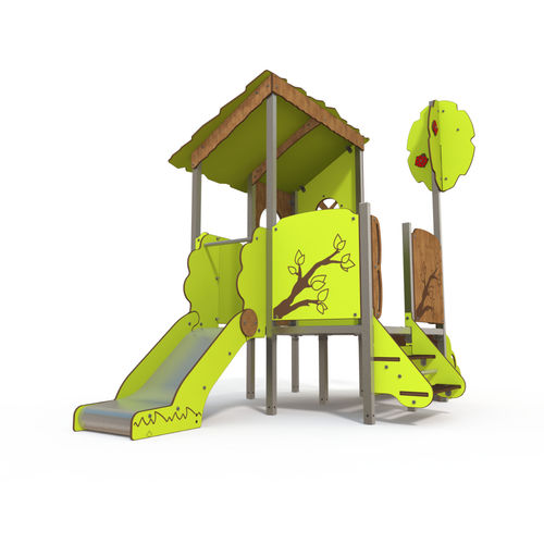 Struttura ludica per parco giochi - CP 06-1001-15 - QUALI-Cité - per asilo nido / per enti locali / in metallo
