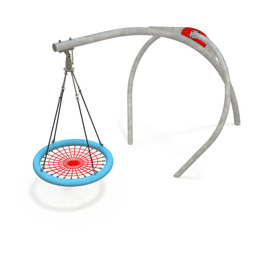 Altalena in acciaio galvanizzato - PO 770-03 - QUALI-Cité - per parco giochi / per disabili
