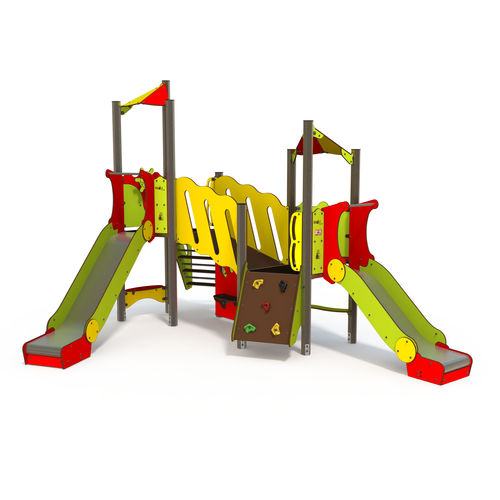 Struttura ludica per parco giochi - MA 12-2068-E22 - QUALI-Cité - in HPL / modulare