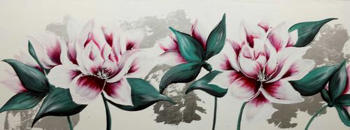 Quadro acrilico - MAGNOLIA 2 - OHORIGINAL BUSINESS SL - misto / dipinto a mano / floreale