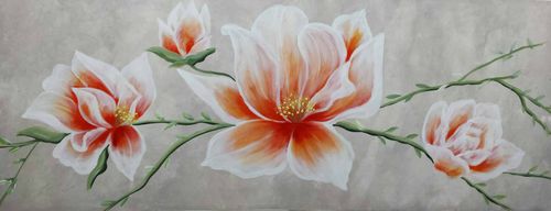 Quadro acrilico - MAGNOLIA - OHORIGINAL BUSINESS SL - misto / dipinto a mano / floreale