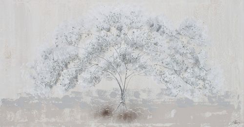 Quadro acrilico - ÁRBOL DE LA VIDA GRIS - OHORIGINAL BUSINESS SL - misto / dipinto a mano / paesaggio
