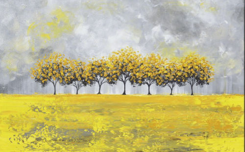 Quadro acrilico - BOSQUE AMARILLO - OHORIGINAL BUSINESS SL - misto / dipinto a mano / paesaggio