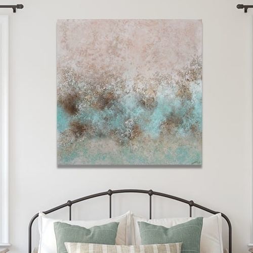 Quadro acrilico - CORAL TURQUESA - OHORIGINAL BUSINESS SL - misto / dipinto a mano / mare