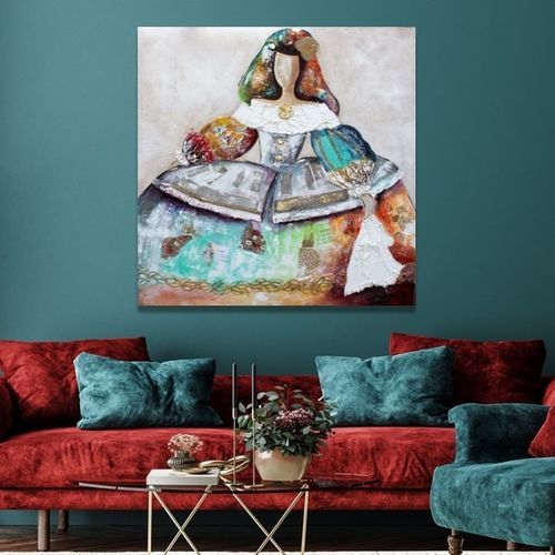 Quadro acrilico - MENINA LA VELAZQUEZ - OHORIGINAL BUSINESS SL - misto / dipinto a mano / su tela