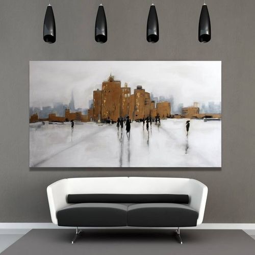 Quadro acrilico - CIUDAD AL1 - OHORIGINAL BUSINESS SL - misto / dipinto a mano / su tela