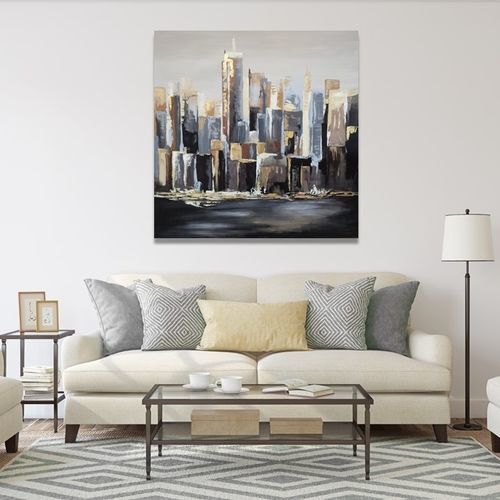 Quadro acrilico - NEW YORKER - OHORIGINAL BUSINESS SL - misto / dipinto a mano / su tela