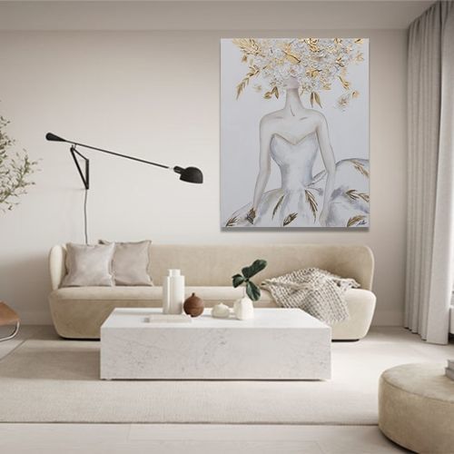 Quadro acrilico - MUJER ARBOL 1 - OHORIGINAL BUSINESS SL - misto / dipinto a mano / su tela
