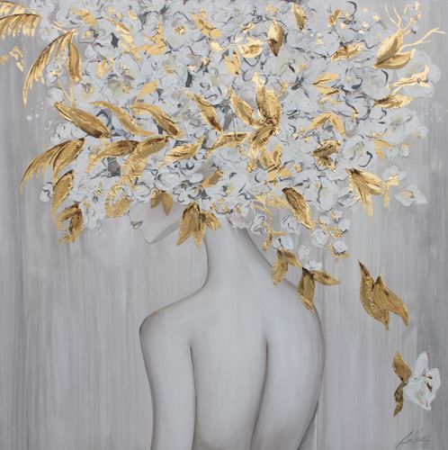 Quadro acrilico - MUJER ARBOL 10 - OHORIGINAL BUSINESS SL - misto / dipinto a mano / su tela