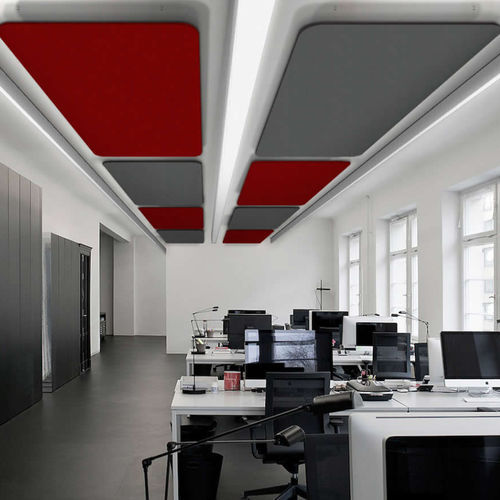 Pannello fonoassorbente per soffitto - SILENT™ CLOUD - Acustico - sospeso / in fibra di poliestere / in PET