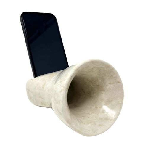 Amplificatore passivo - Brass - Botticino Light marble - Pistore Marmi