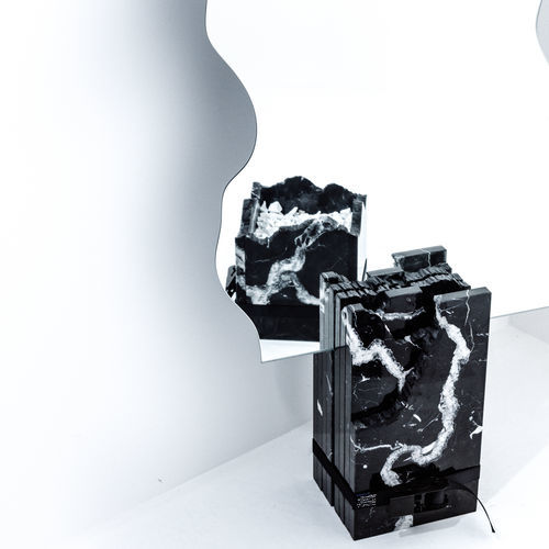 Specchio da terra - SPROFONDO - Pistore Marmi - contract / design originale / in marmo