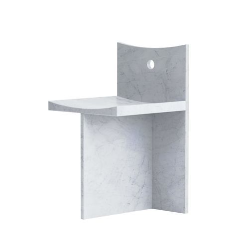 Sedia contemporanea - THEBES - Pistore Marmi - da interno / per terrazza / in marmo