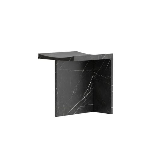 Sgabello contemporaneo - THEBES - Pistore Marmi - in marmo / con base a T / Made in Italy