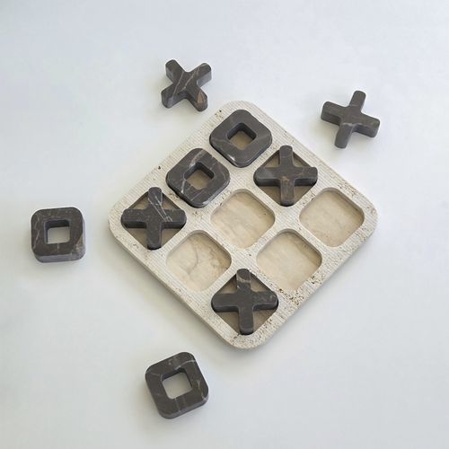Pannello decorativo in pietra naturale - TIC TAC TOE - Pistore Marmi - in marmo / 3D / per uso residenziale