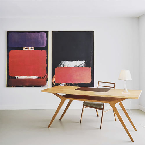 Scrivania da terra - Mr. Note - hatt - contemporanea / in legno massiccio / in legno compensato